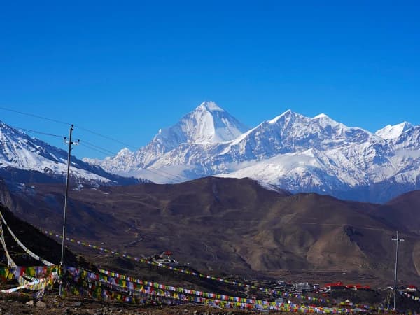 Annapurna Circuit Trek Mountain View