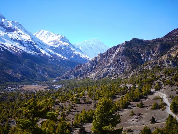 Annapurna Circuit Trek Panorama View