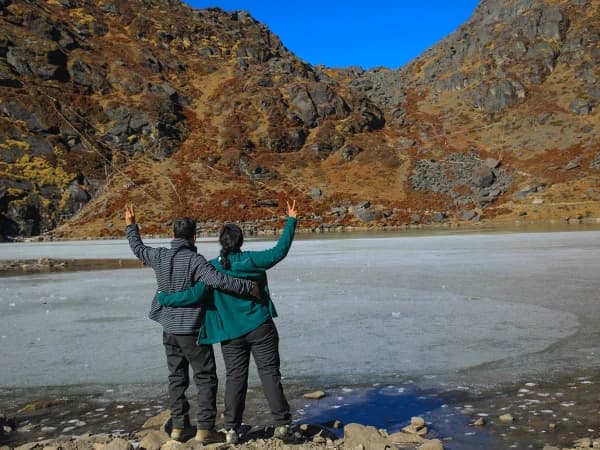 Bhairav Kunda Frozen Lake