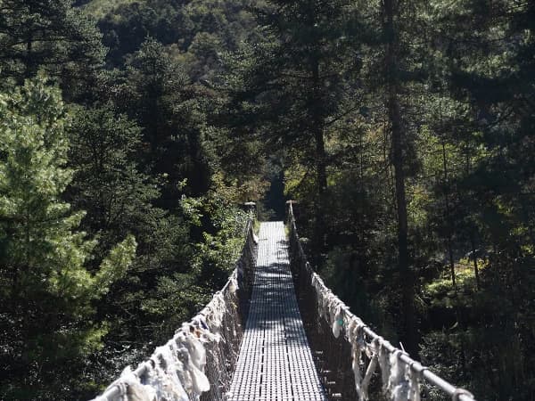 Everest Base Camp Trek Suspension Bridge 1