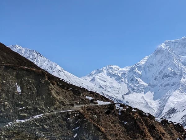 Everest Base Camp Trek Trail Through Village
