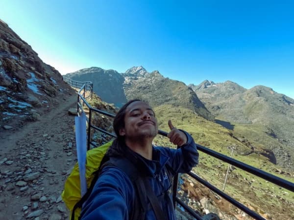 Gosaikunda Lake Trek Lush Forest Path