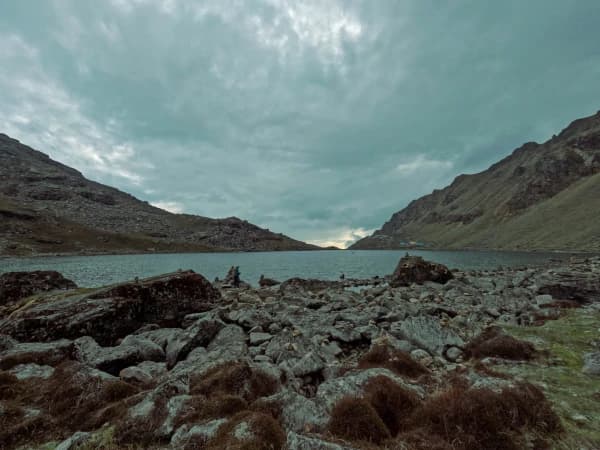 Gosaikunda Lake Trek Morning Lake View