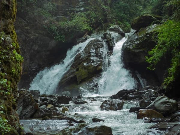 Gosaikunda Lake Trek Waterfall