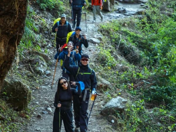 Langtang Valley Trek Group Mountain View