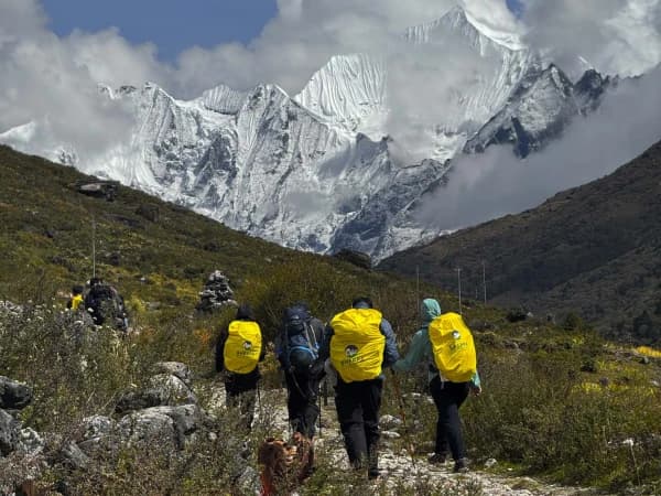 Langtang Valley Trek Mountain View