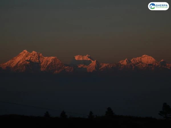 Sailung Overnight Hike Mountain Panorama