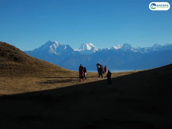 Sailung Overnight Hike Winter Mountain View