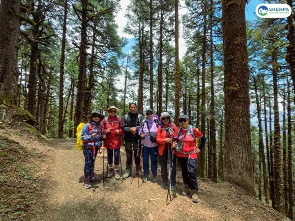 Sea Gosaikunda Lake Trek Group 1