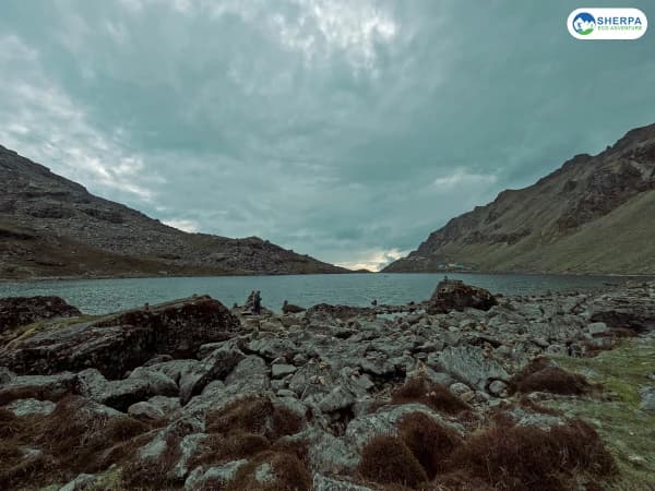Sea Gosaikunda Lake Trek Morning Lake View 1