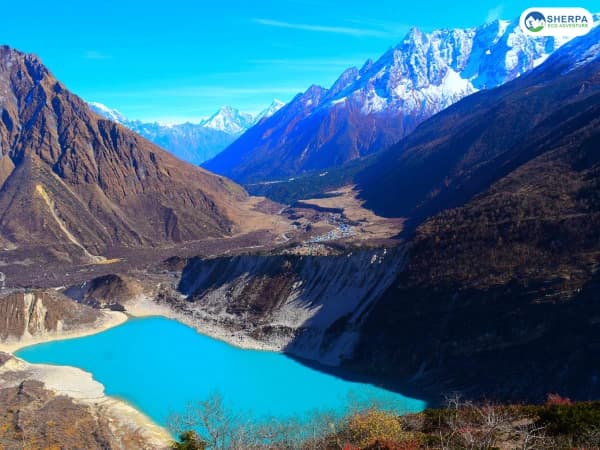 Sea Manaslu Circuit Trek Glacial Landscape
