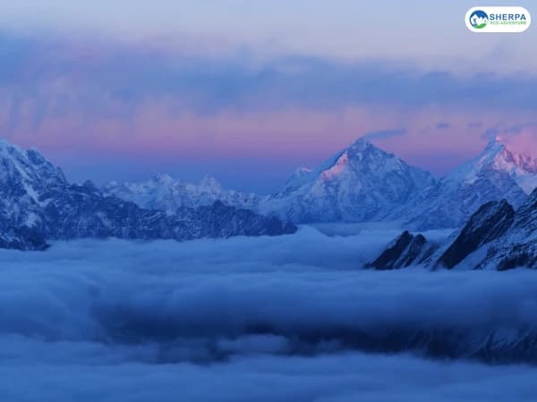 Sea Manaslu Circuit Trek Group Mountain View