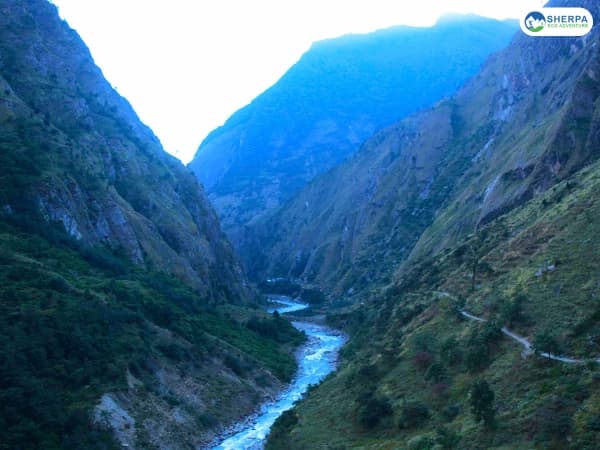 Sea Manaslu Circuit Trek Samagaun Village