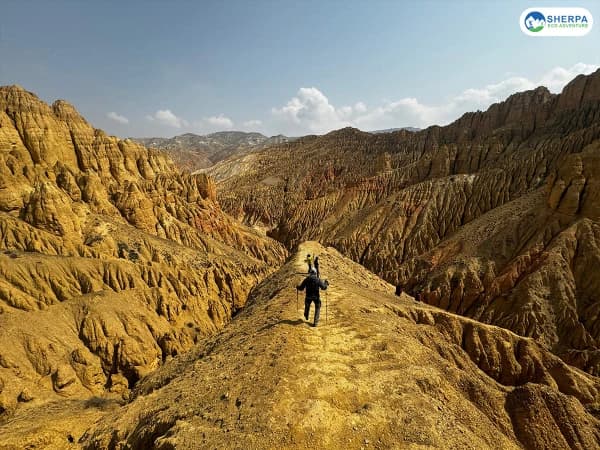 Sea Upper Mustang Trek Desert Landscape 1