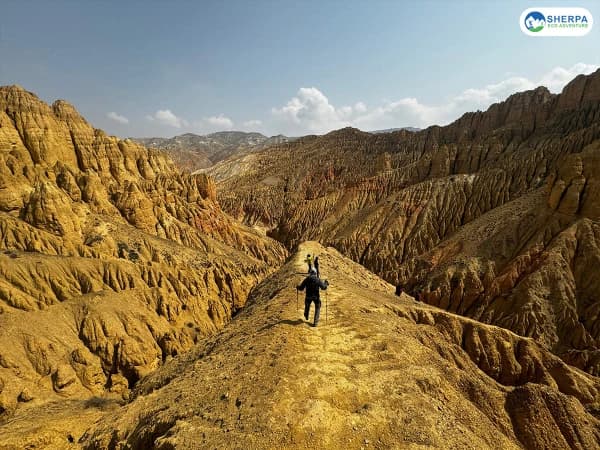 Sea Upper Mustang Trek Desert Landscape