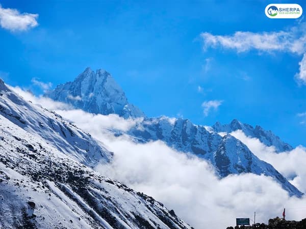 Tsho Rolpa Lake Snow Peaks
